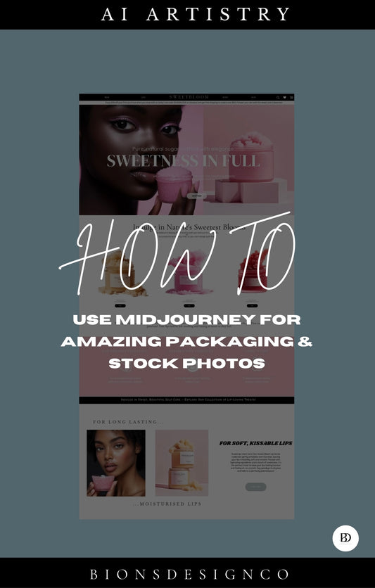 AI Artistry: How to Use MidJourney (AI) for Amazing Packaging & Stock Photos